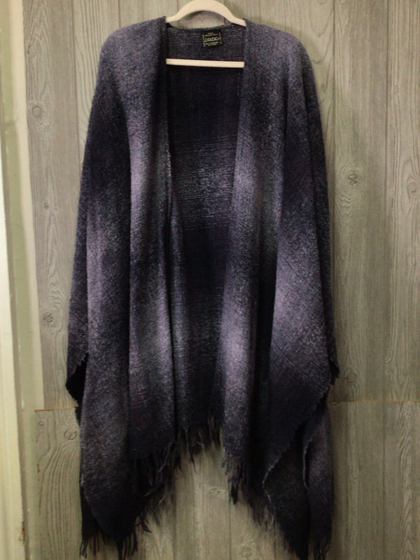 Celtic Lambswool bl Weave Ruana